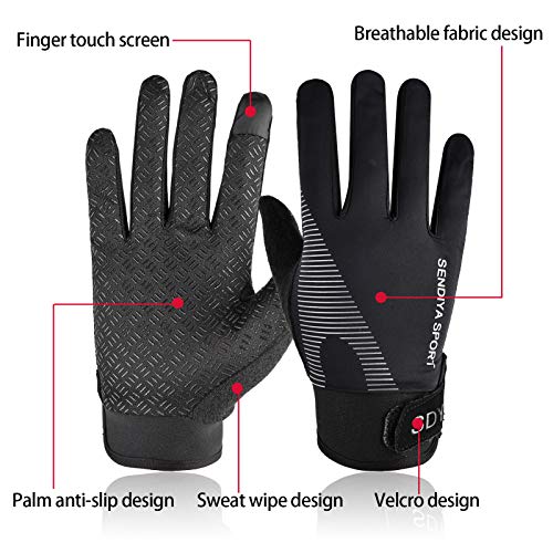 YHT Workout Gloves, Full Palm Protection & Extra Grip, Gym Fishing Fencing Gloves for Weight Lifting, Training, Fitness, Exercise (Men & Women)