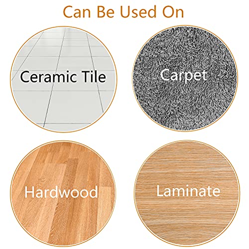 Upgraded Furniture Sliders for Carpet & Hardwood Floors, 1-1/4" 24 PCS Self Adhesive Chair Leg Glides, Appliance Sliders, Furniture Movers Floor Protectors