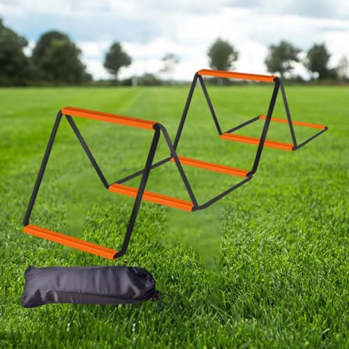Agility Ladder, Agility Training Equipment, Balance Fitness Training, Football Footwork Ladder, Speed Ladder for Workout - size: 6 Grids With Bag