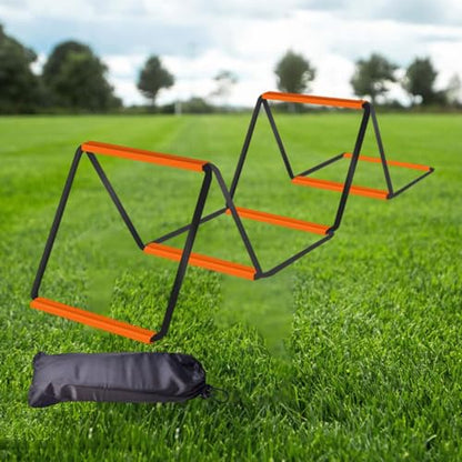 Agility Ladder, Agility Training Equipment, Balance Fitness Training, Football Footwork Ladder, Speed Ladder for Workout - size: 6 Grids With Bag