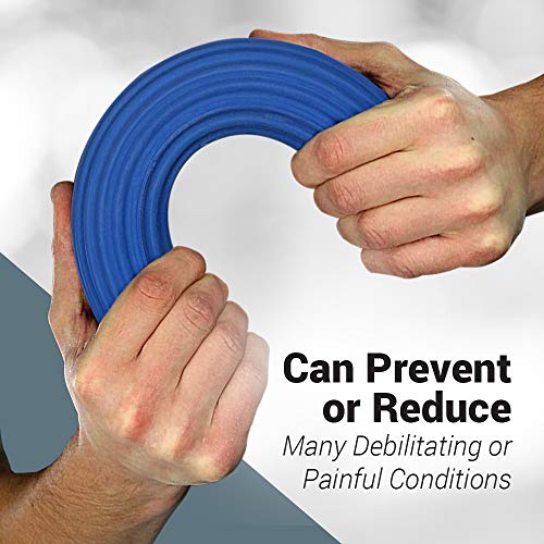 Logest Twist Hand Exerciser Bars for Physical Therapy - Relieves Tendonitis Pain & Improve Grip Strength - Tennis Elbow, Golfer's Elbow, Tendonitis, Wrist, Forearms Pain Relief Hand Therapy Bar - color: 1 Piece Set - Blue - Medium