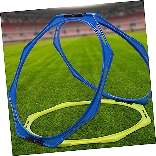 Agility Rings 4 Pack Pp Material Hexagon Training Rings for Soccer Hurdles Basketball
