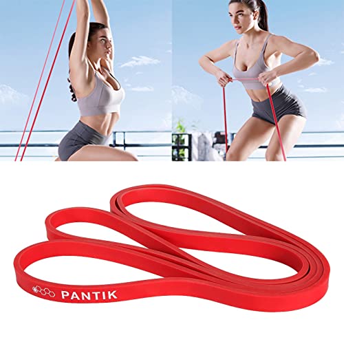 Resistance Bands for Women and Men Pull up Bands Exercise Loop Band for Body Stretching Powerlifting Yoga Pilates Resistance Training - color: red