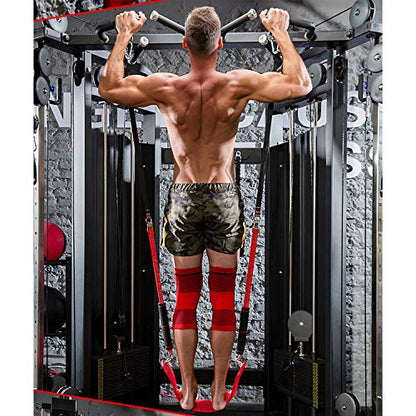 SYNTECSO 220-440Lbs Pull Up Assistance Bands - Heavy-Duty Pull Up Resistance Bands for Chin-up Workout