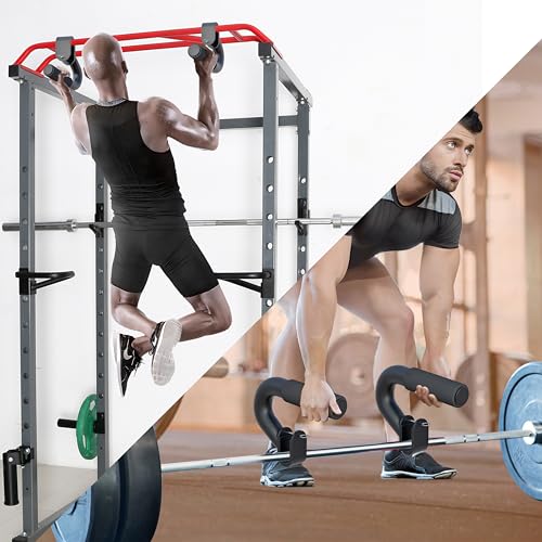 Neutral Grip Handles for Pull Up,1000 lbs Heavy Duty Steel Pull Up Handles,Ergonomic Portable Hooks for Barbell Row Deadlift Resistant Bands for Home Gym Fitness Enthusiasts-2 Pack