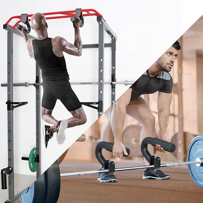 Neutral Grip Handles for Pull Up,1000 lbs Heavy Duty Steel Pull Up Handles,Ergonomic Portable Hooks for Barbell Row Deadlift Resistant Bands for Home Gym Fitness Enthusiasts-2 Pack