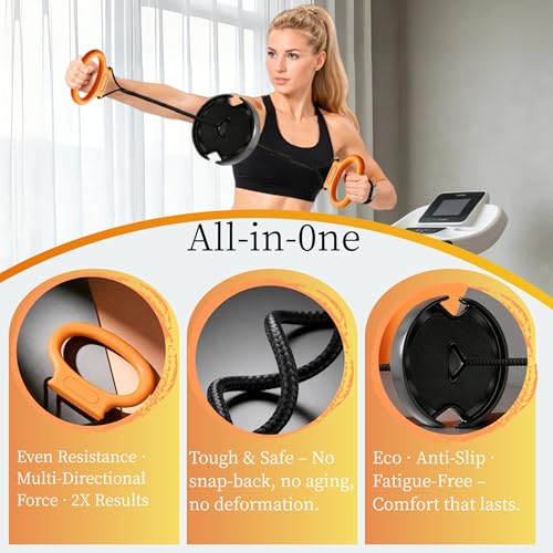 Flywheel Arm Trainer for Home Workout, Chest and Arm Trainer for Upper Body Strength, Forearm Trainer for Grip and Arm Strength, Portable Fitness Equipment for Arms, Chest, Shoulders and Back