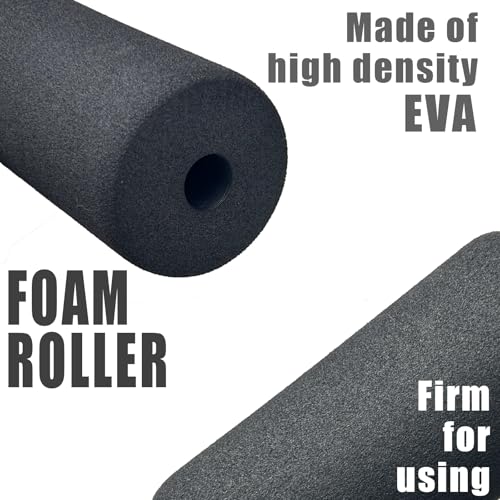 High Density Foam Roller, Replacement Foam Foot Pads for Home Gym Exercise Machines Equipments, Weight Bench Leg Extension Curl Attachment - color: Foam 7''
