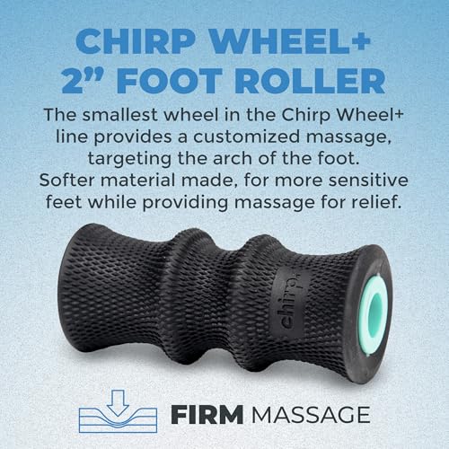 Chirp Foam Roller for Foot Massage and Pain Relief, Wheel+ 2" Foot Roller