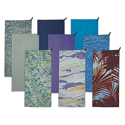 PackTowl Personal Ultralight Microfiber Camping and Travel Towel, Sage, Face 14.00" x 10.00"