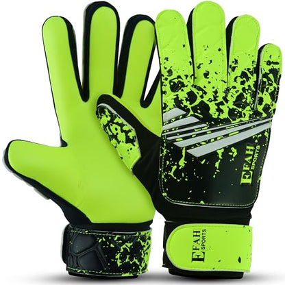 Soccer Goalkeeper Gloves for Kids Boys Children Youth Football Goalie Gloves with Strong Grips
