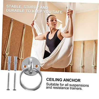 Suspension Trainer Bracket Wall Mount Anchor Durable Ceiling Fixing for Yoga Swings Gymnastic Rings