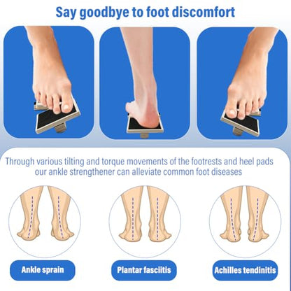 Ankle Strengthener, Ankle Balance Board Blackboard Foot Trainer Foot Strengthener for Injury Tehabilitation Posture Correction Stability Training
