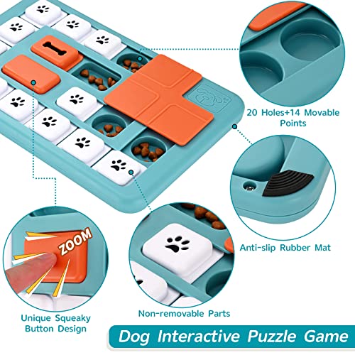 FOXMM Dog Puzzle Toys - Interactive IQ Training & Mental Stimulating Toys - style: S-Level 3