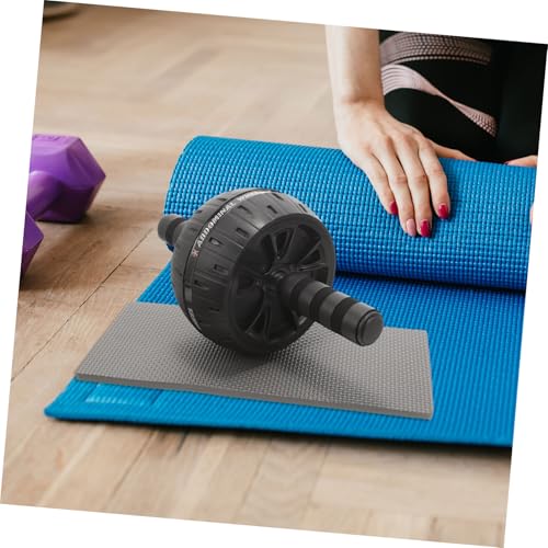 BESPORTBLE Fitness Equipment Ab Roller Wheel with Wide Stable Wheel and Ergonomic Handles for Multi-angle Core Exercise Material Suitable for Men Women Beginners and Experts at Home Gym