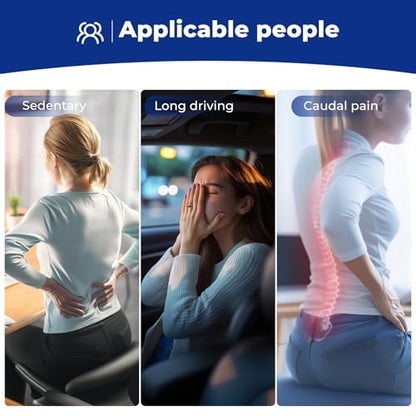 Relieve Back Pain with Back Stretcher & Back Cracker, Plus a Pelvic Floor Trainer & Pelvic Floor Exercise Devices in One–Spine Decompression, Scoliosis Posture Corrector, Lower Back Stretcher for Home