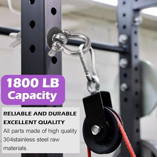 Power Rack attachments Band Pegs Resistance Band Hooks for Squat Rack O-Ring for Versatile Gym Equipment Attachments 304 Stainless Steel (2 Pack)