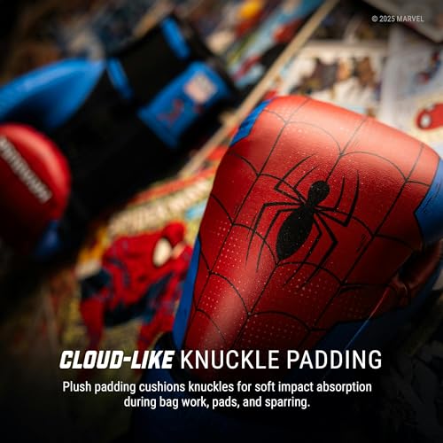 Hayabusa Marvel Classic Boxing Gloves for Men, Women & Kids – Officially Licensed | 16oz 12oz 8oz 6oz Training, Sparring, Bag & Pad Work