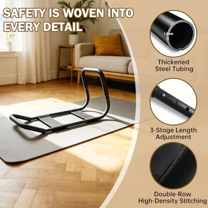 Hamstring Stretcher for Knee Extension, Adjustable Leg Stretcher for Flexibility, Calf, Hip & Lower Back Stretching Equipment, Knee Stretcher for Mobility, Yoga, Physical Therapy & ACL Recovery