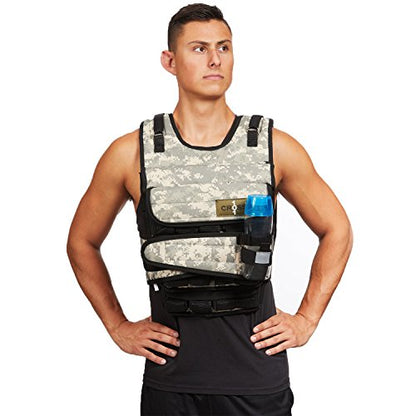 CROSS101 20LBS - 140LBS Adjustable Weighted Vest With Shoulder Pads Option for Men and Women - size: 50LBS WITHOUT SHOULDER PADS