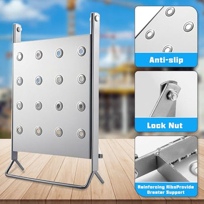 Ladder Platform Anti-Slip Ladder Work Platform Accessories for Stabilizer, Work Tray Attachment for Painters and Tools, Made of Premium Alloy Steel Holds 400 lbs
