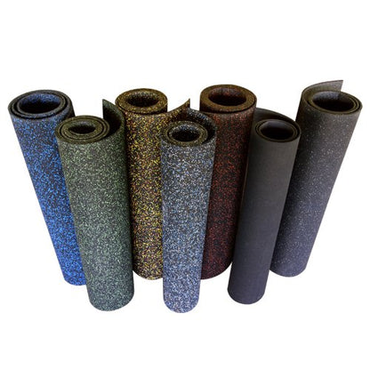 Rubber-Cal Elephant Bark Rubber Flooring - 3/16" Thick - color: Green Dot, size: 60"L x 48"W x 0.2"Th