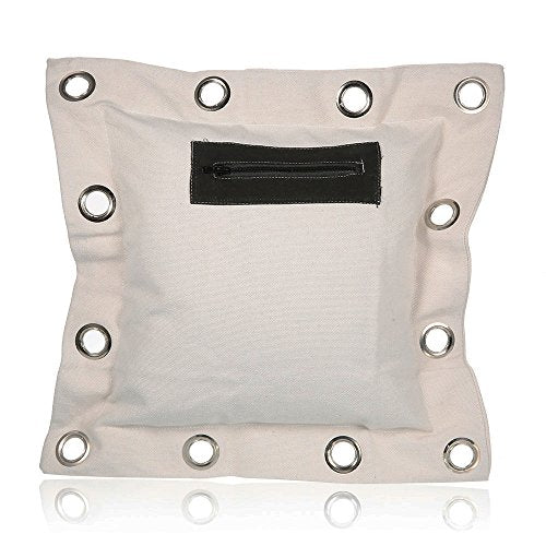 Canvas Wall Bag for Wing Chun Kung Fu Boxing Training Punch Bag Striking Sand Bag - color: White