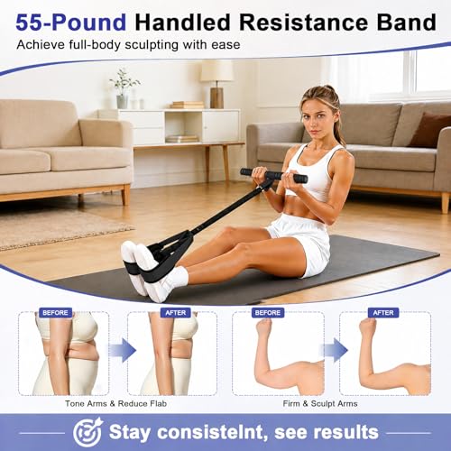 6-Tube Elastic Yoga Pedal Puller Resistance Band