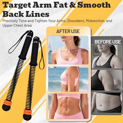 Ropeless Battle Ropes with Adjustable Weights, Easy-to-Carry Silent Fitness Tool for Total-Body Sculpting, Cardio & Fat Burn, Home Gym Strength Equipment for Core, Arms and Glutes - Black - size: Black