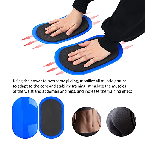 Discs Sliders for Home Workout Fitness Sliding Plate Core Training Equipment with EVA Pad for Leg Slimming Yoga Bodybuilding