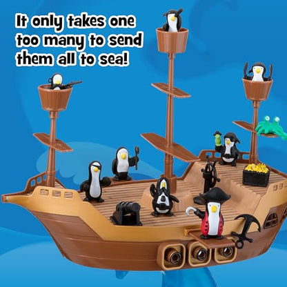 Don’t Rock the Boat Board Game-Kids Games, Family Games for Kids and Adults, Board Games for Family Night, Multi-Player Board Games, Builds Hand & Eye Coordination, Balancing Toy, Ages 5+