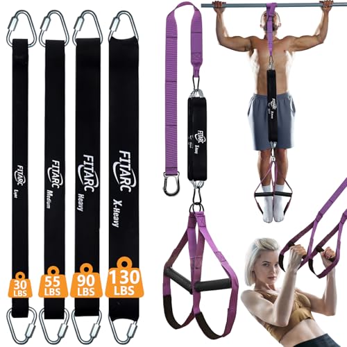 Pull Up Assistance Bands Set,Pull Up Assist Strap with Handle,14 Levels of Assistance Up to 300LBS