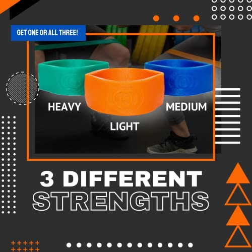 Pure Band - Latex-Free Professional Resistance Bands for Working Out, Stretching, Rehab, & Physical Therapy - Premium, Stretch Bands for Exercise & Recovery - Super Strong Exercise Bands - color: GREEN - HEAVY RESISTANCE