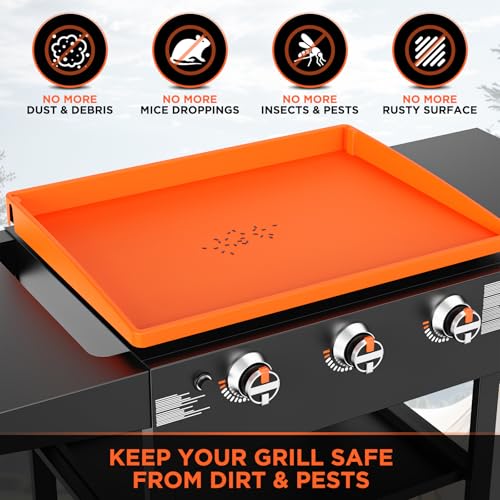 Silicone Griddle Mat Cover for Blackstone - 28XL Inch True All-Encompassing Coverage Heavy Duty Food Grade Grill Buddy Mat, All Season Cooking Surface Protective Cover - size: 28" x 22" x 2"