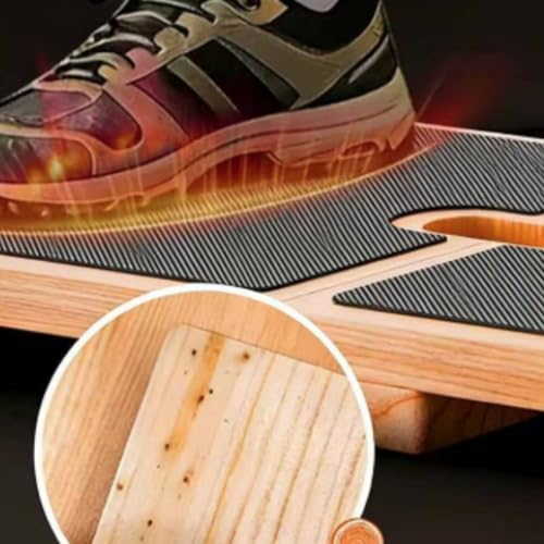 Wooden Stretching Board Portable Incline Board Non-Slip Surface Fitness Equipment for Home Workout
