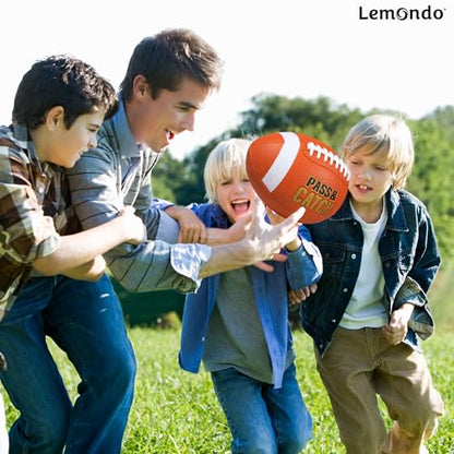PassCatch Training Football, Enhance Passing Catching Skills, Official & Youth Size(with Pump)
