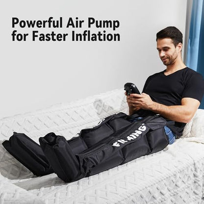 FIT KING Air Compression Recovery System, Sequential Device for Fast Recovery, Foot and Leg Massager Boots to Enhance Sports Performance, FSA-HSA (Small) - size: Small
