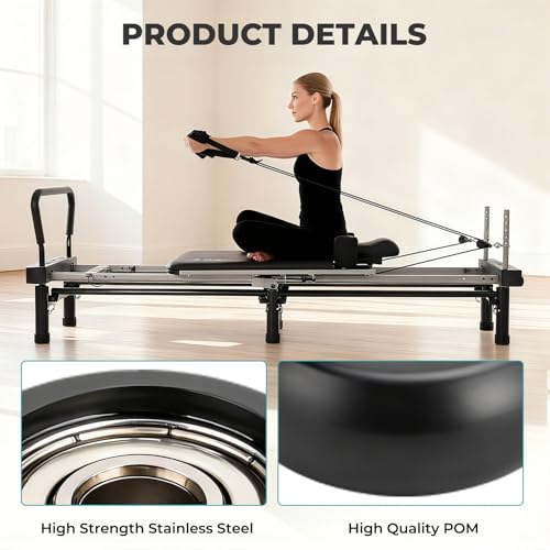 Roller Wheels for Aero Pilates Reformer, Replacement Roller Wheels for Pilates Reformer Machines, Smooth and Quiet Glide