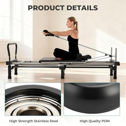 Roller Wheels for Aero Pilates Reformer, Replacement Roller Wheels for Pilates Reformer Machines, Smooth and Quiet Glide