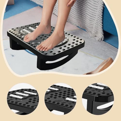 Foot Rest Under Desk Foot Stool Ergonomic with Massage Rocker Balance Board for Support