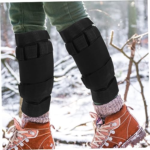 Yardwe 2Pcs Adjustable Reusable Ankle Weights Lightweight Weight Training Tool for Running Fitness Calf Straps Comfortable Stretchy Material for Men and Women Sports Equipment