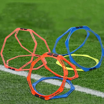 4Pcs Agility Training Rings Football Exercise Circles for Speed and Agility Training Portable Agility Gear for Soccer and Basketball