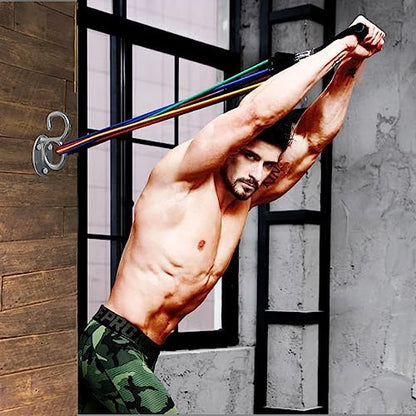 2PCS Heavy Duty Resistance Band Wall Anchor for Home Gym Strength Training Resistance Bands Suspension Straps Stretching Band