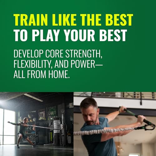 GolfForever Swing Trainer – Golf Fitness & Training System for Strength, Flexibility & Swing Power – Includes Membership & Premium Training Bar for Golf-Specific Workouts - size: 12-Month Membership