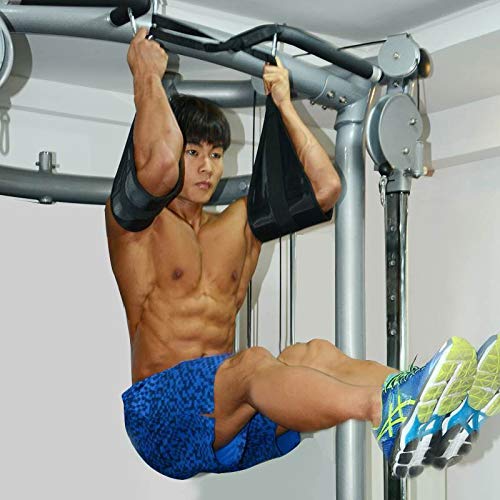 Pull up AB Sling Straps Fitness Workout Abdominal Carver Chin Up Sit Heavy Duty Muscle Training Suspension Belt