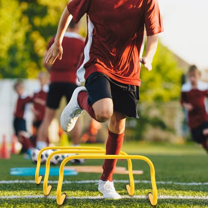 Wettarn 20 Pcs 9" Speed Training Agility Hurdles for Athletes Training Hurdles Reliable Training Hurdle Plyometric and All Purpose Hurdles Training Equipment for Soccer Basketball Football