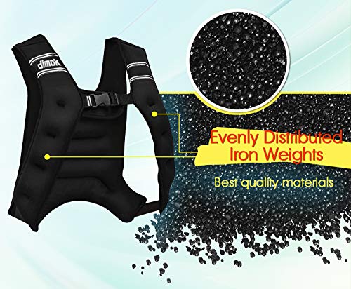 Sport Weighted Vest Cardio Strength Training Workout Equipment Body Weight Vest for Running Walking Men Women 12 or 20 lbs (not adjustable weight)