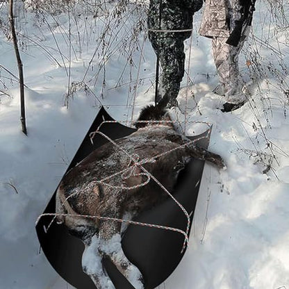 Heavy Duty Multi Purpose Utility Yard Sled for Firewood, Ice Fishing, Camping Gear, Tree Trimming, 73.2x23.2 Inch