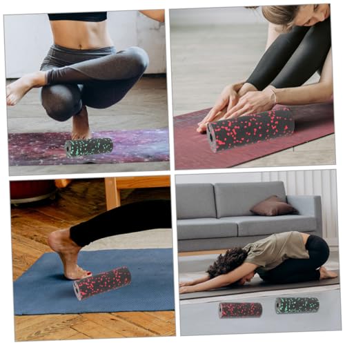 LIOOBO 2pcs Balance Yoga Roller Compact Muscle Massage Roller for Travel for Back Leg Arm Pain Relief