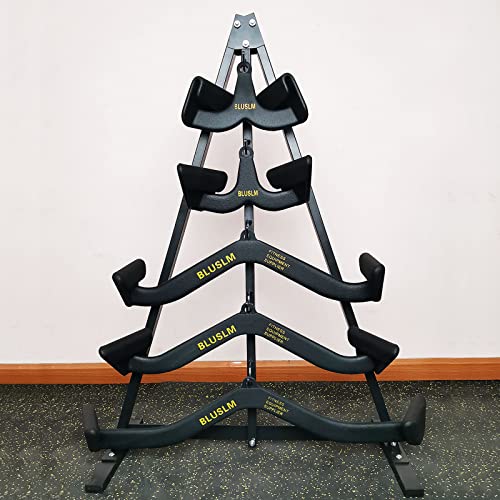 BLUSLM Lat Pull Down Bar Gym Accessory Rack, Lat Pulldown Attachments Cable Attachment Storage Rack for Mag Grip - Home Gym Fitness Heavy Duty A-Frame Stand - color: S-ZHIJIA